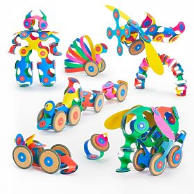 Clixo Set zur Erstellung magnetischer Fahrzeuge