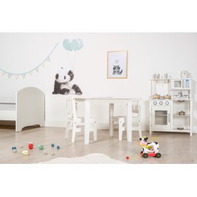 Kindertisch mit Stühlen Natural