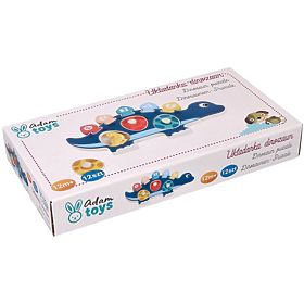 Dinosaurier-Mama-Puzzle mit Zahlen