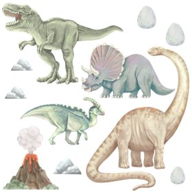 Set Wandaufkleber - Dinosaurier