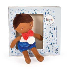 Doudou Jolijou Puppe Enzo 16 cm blau, Doudou Jolijou Paris