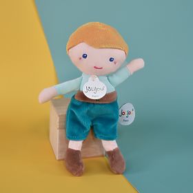 Doudou Jolijou Puppe Jules 16 cm grün, Doudou Jolijou Paris