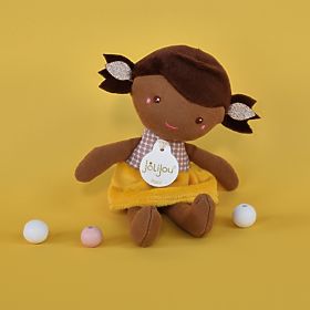 Doudou Jolijou Puppe Léna 16 cm gelb, Doudou Jolijou Paris