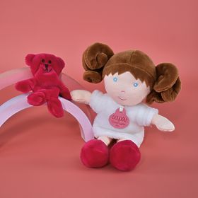 Doudou Jolijou Puppe Miss Blanche 21 cm