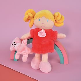 Doudou Jolijou Puppe Miss Coral 21 cm