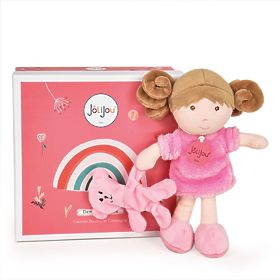 Doudou Jolijou Puppe Miss Rose 21 cm, Doudou Jolijou Paris