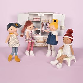 Doudou Jolijou Puppen Beste Freundinnen 25 cm, Doudou Jolijou Paris