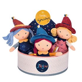 Doudou Jolijou Stoffpuppen Hexe 24 cm, Doudou Jolijou Paris