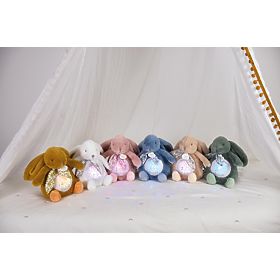 Doudou Spieluhr mit Projektion Häschen braun, Doudou et Compagnie Paris