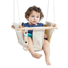 2Kids Toys Kinderschaukel aus Textil 100% Baumwolle beige