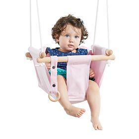 2Kids Toys Textile Kinderschaukel 100% Baumwolle rosa