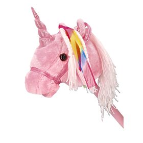 Einhorn auf Stange Rosa Hobby Horse