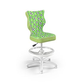 Ergonomischer Kinderstuhl für Schreibtische, einstellbar auf Höhe 119-142 cm - Fußballmotive