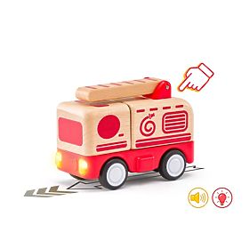 Feuerwehrauto mit Beleuchtung und Signal, Woodyland Woody