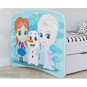 Kinder Bett mit Geländer - Frozen 2, All Meble, Frozen