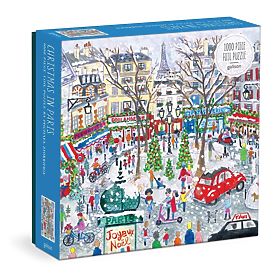 Galison Folienpuzzle Michael Storrings Weihnachts-Paris 1000 Teile