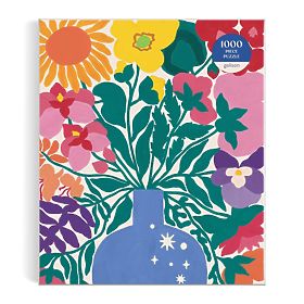 Galison Puzzle Blumen des Tierkreises 1000 Teile