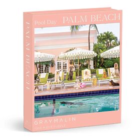 Galison Puzzle Hunde in Palm Beach Gray Malin 1000 Teile