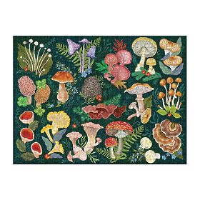 Galison Puzzle Welt der Pilze 1000 Teile