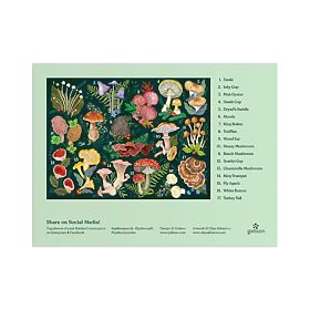 Galison Puzzle Welt der Pilze 1000 Teile, Galison
