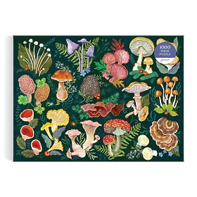 Galison Puzzle Welt der Pilze 1000 Teile, Galison