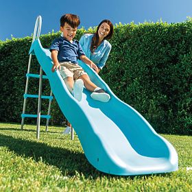 Gartenspielrutsche für Kinder 244 cm groß Stahl Kunststoff INTEX 44107, INTEX