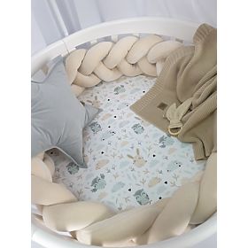 Geflochtener Bettnestchen 240 cm - beige