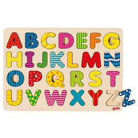 Goki Puzzle ABC Buchstabenpuzzle - Großbuchstaben