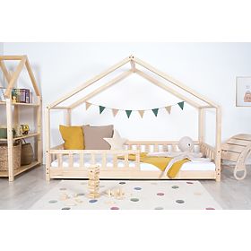 Hausbett mit Rausfallschutz Leola Hip - natur, Spokojny Sen