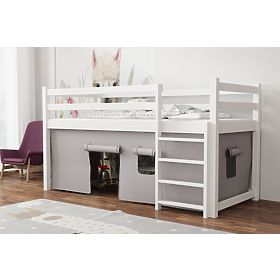 Hochbett Portos - Weiß