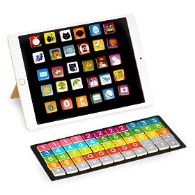 Holz-Lerntablet Magnettafel Kreidetafel ECOTOYS