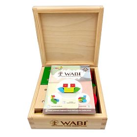 Holz-Magnetische Bausteine WABI, 20 Elemente