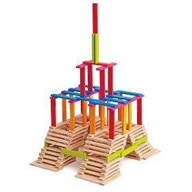 Holzbausteine Planks 200 Stück