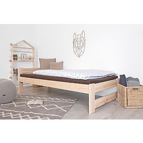 Holzbett Mel 200x90 - natur, Ourfamily