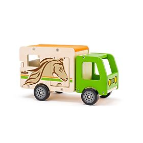 Holzlastwagen für den Pferdetransport
