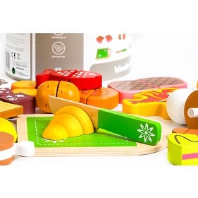 Holzspielzeug zum Schneiden 23 Teile ECOTOYS