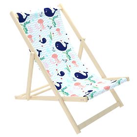 Kinderstrandkorb Wale und Quallen, Chill Outdoor