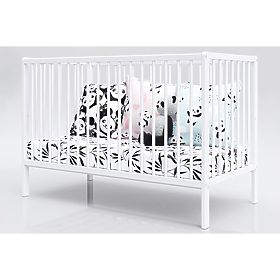 Kinderbett Dominik 120×60 cm – weiß, Lettino