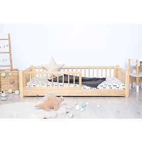 Niedriges Kinderbett Montessori Ourbaby - natur, Ourbaby®