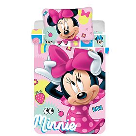 Kinderbettwäsche Minnie 'Sweet' Baby 100x135 cm + 40x60 cm, Minnie Mouse