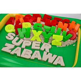 Kinetischer Sand 3 kg mit aufblasbarem Sandkasten und Formen, Adam Toys piasek
