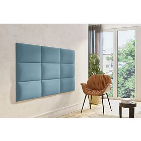 Gepolsterte Paneele Klasik - Azurblau