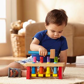 Klopfspiel hüpfende Männchen - Schlagspielzeug Melissa and Doug