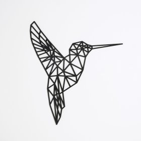 Geometrische Malerei aus Holz - Kolibri - verschiedene Farben, Elka Design