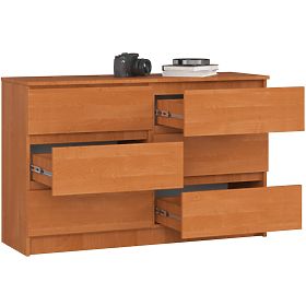 KOMMODE K120 6SZ CLP PK ERLE