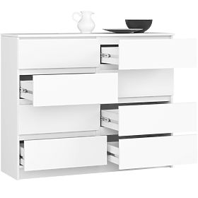 KOMMODE K120 8SZ PK WEISS