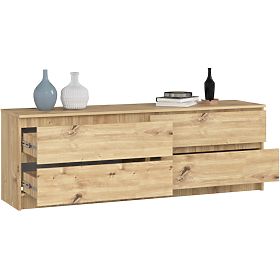 KOMMODE K160 4SZ CLP PK EICHE ARTISAN