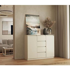 Kommode Malwa 2D4S 120 KASCHMIR BEIGE