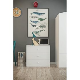 Kinderkommode Ourbaby - weiß, Ourbaby