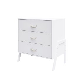 Kommode CONE - WHITE mit Wickeltisch, Pietrus